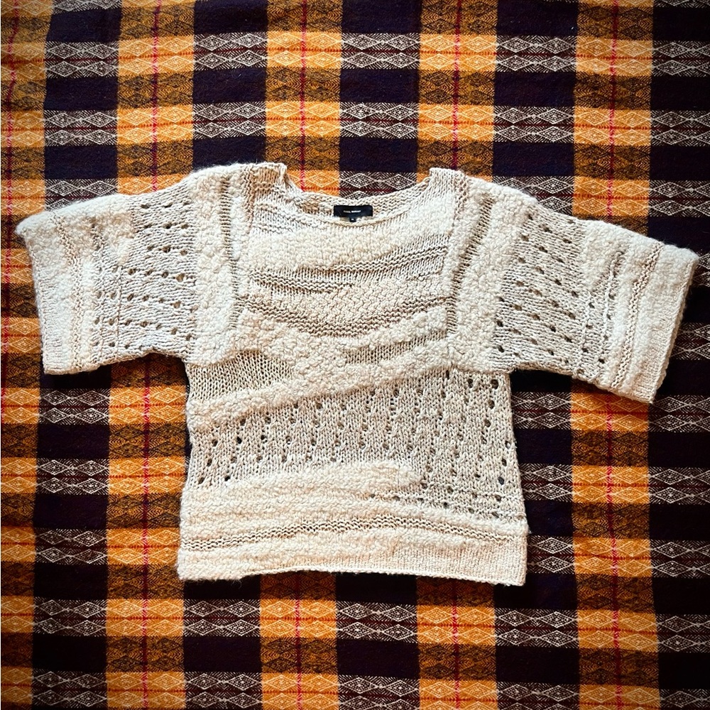 Isabel Marant Short Sleeved Silk Linen Alpaca Knit EU 40 (fits S-M-L)